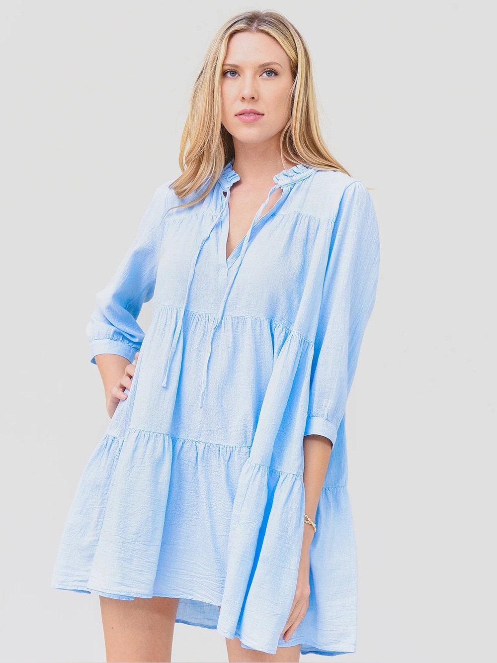 Honorine Giselle blue dress size medium